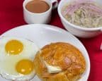 Best Breakfast Combo C - 港式菠蘿油+煎雙蛋套餐 (Ｃ) in Alhambra, CA