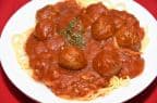Best Meat Ball Spaghetti with Tomato Sauce 茄汁肉丸燴意粉 (優惠套餐) in Alhambra, CA